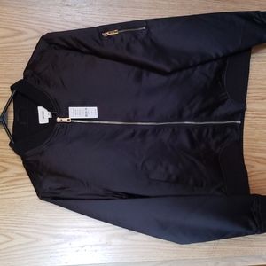 Ardene Satin Bomber Jacket